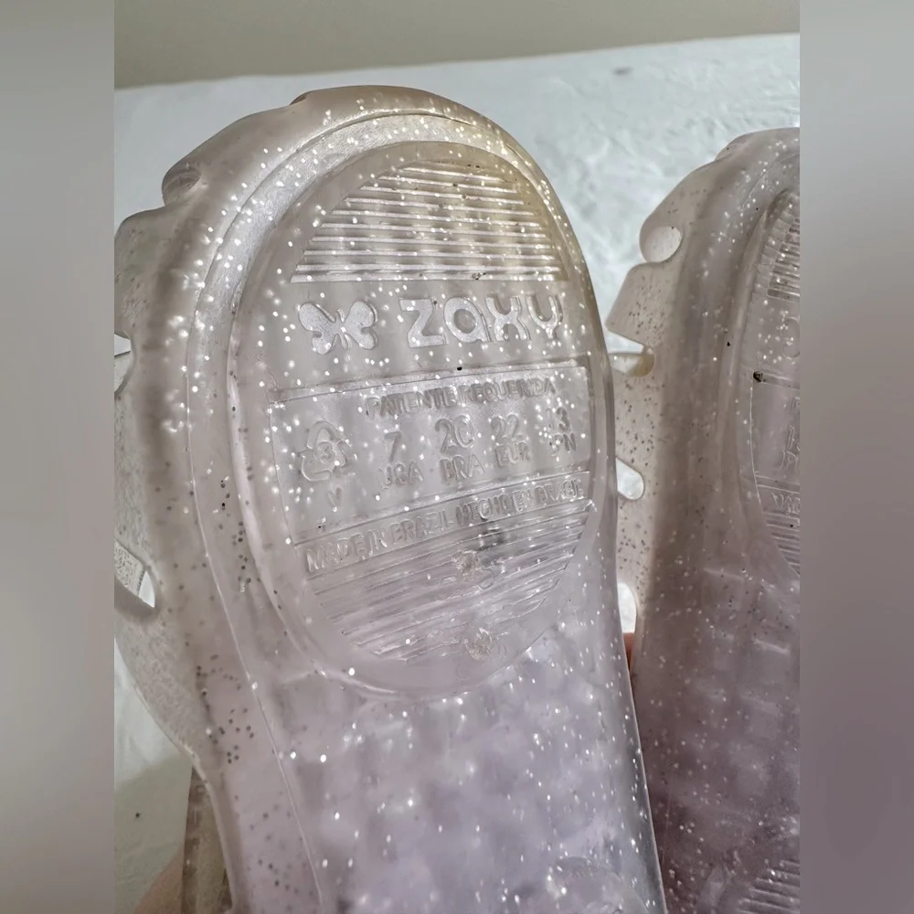 Zaxy Glow in the Dark Soft Jelly bumblebee & Star Sandal